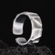 999 Silver Adjustable Protection Ring