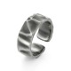 999 Silver Adjustable Protection Ring