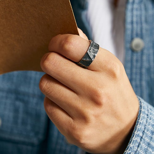 999 Silver Adjustable Protection Ring
