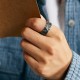 999 Silver Adjustable Protection Ring