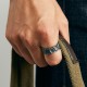 999 Silver Adjustable Protection Ring