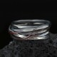 999 Silver Copper Braid Protection Ring 999 Silver Copper Braid Protection Ring