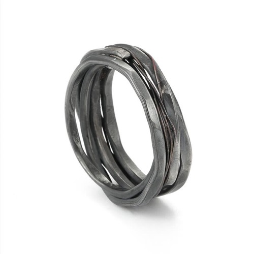 999 Silver Copper Braid Protection Ring 999 Silver Copper Braid Protection Ring