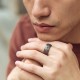 Retro 999 Silver Copper Protection Ring