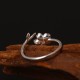 925 Silver Cherry Blossom Blessing Ring 925 Silver Cherry Blossom Blessing Ring