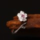 925 Silver Cherry Blossom Blessing Ring 925 Silver Cherry Blossom Blessing Ring