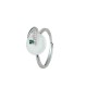 Chalcedony Bamboo Leaf Adjustable Ring Chalcedony Bamboo Leaf Adjustable Ring