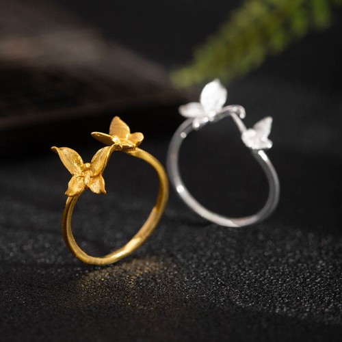 925 Silver Butterfly Love Ring 925 Silver Butterfly Love Ring