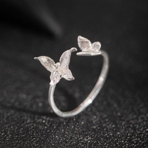 925 Silver Butterfly Love Ring 925 Silver Butterfly Love Ring