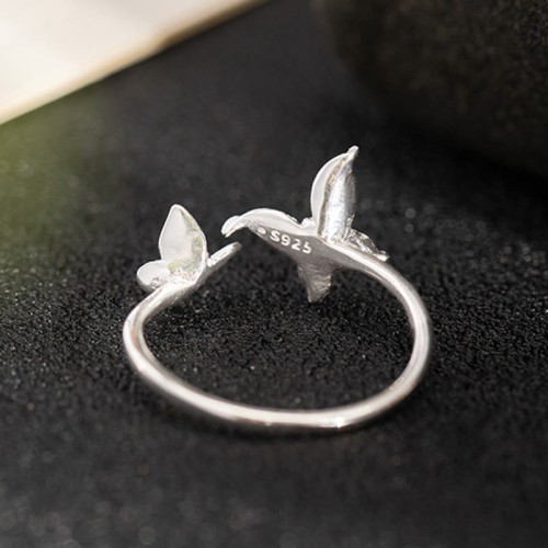 925 Silver Butterfly Love Ring 925 Silver Butterfly Love Ring