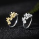 925 Silver Osmanthus Fragrans Ring 925 Silver Osmanthus Fragrans Ring