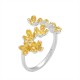 925 Silver Osmanthus Fragrans Ring 925 Silver Osmanthus Fragrans Ring