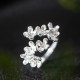 925 Silver Osmanthus Fragrans Ring 925 Silver Osmanthus Fragrans Ring