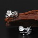 925 Silver Plum Blossom Balance Ring 925 Silver Plum Blossom Balance Ring