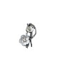 925 Silver Plum Blossom Balance Ring 925 Silver Plum Blossom Balance Ring