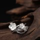 925 Silver Plum Blossom Balance Ring 925 Silver Plum Blossom Balance Ring