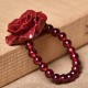 Cinnabar Rose Garnet Focus Ring