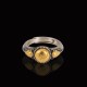925 Silver Gold Plated Skeleton Balance Ring 925 Silver Gold Plated Skeleton Balance Ring