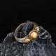 925 Silver Gold Plated Skeleton Balance Ring 925 Silver Gold Plated Skeleton Balance Ring