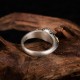 925 Silver Gold Plated Skeleton Balance Ring 925 Silver Gold Plated Skeleton Balance Ring