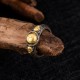 925 Silver Gold Plated Skeleton Balance Ring 925 Silver Gold Plated Skeleton Balance Ring