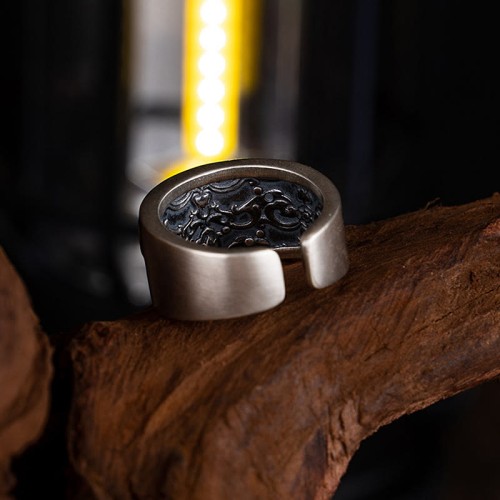 925 Silver Bodhisattva Tara Calm Ring 925 Silver Bodhisattva Tara Calm Ring