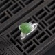 925 Silver Jade Green Rose Luck Ring 925 Silver Jade Green Rose Luck Ring