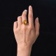 Amber Hollow Lace Confidence Ring Amber Hollow Lace Confidence Ring