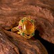 Amber Hollow Lace Confidence Ring Amber Hollow Lace Confidence Ring
