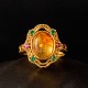 Amber Hollow Lace Confidence Ring Amber Hollow Lace Confidence Ring