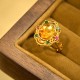 Amber Hollow Lace Confidence Ring Amber Hollow Lace Confidence Ring