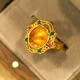 Amber Hollow Lace Confidence Ring Amber Hollow Lace Confidence Ring