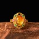 Amber Hollow Lace Confidence Ring Amber Hollow Lace Confidence Ring