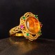 Amber Hollow Lace Confidence Ring Amber Hollow Lace Confidence Ring