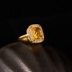 Amber Flower Diamond Confidence Ring Amber Flower Diamond Confidence Ring