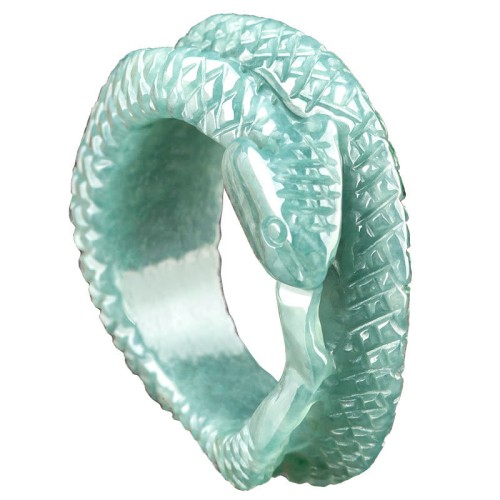 Jade Year of the Snake Prosperity Protection Ring Jade Year of the Snake Prosperity Protection Ring