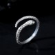 999 Sterling Silver Snake Wrap Blessing Ring 999 Sterling Silver Snake Wrap Blessing Ring