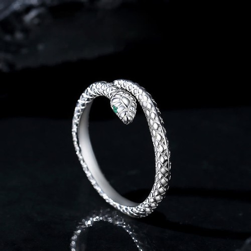 999 Sterling Silver Snake Wrap Blessing Ring 999 Sterling Silver Snake Wrap Blessing Ring