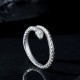 999 Sterling Silver Snake Wrap Blessing Ring 999 Sterling Silver Snake Wrap Blessing Ring