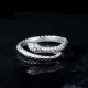 999 Sterling Silver Snake Wrap Blessing Ring 999 Sterling Silver Snake Wrap Blessing Ring