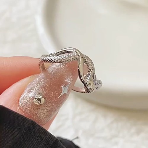 925 Sterling Silver Year of the Snake Calm Ring 925 Sterling Silver Year of the Snake Calm Ring