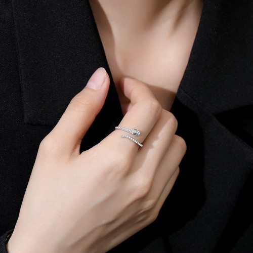 925 Sterling Silver Year of the Snake Protection Ring