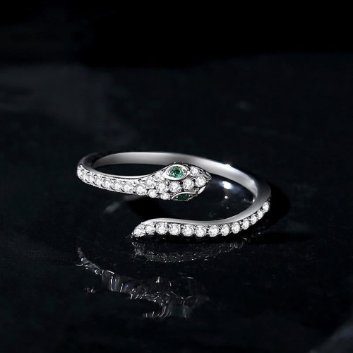 925 Sterling Silver Year of the Snake Protection Ring