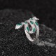 925 Sterling Silver Year of the Snake Open Blessing Ring