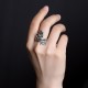 925 Sterling Silver Year of the Snake Open Blessing Ring
