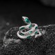 925 Sterling Silver Year of the Snake Open Blessing Ring