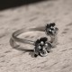 925 Sterling Silver Flowers Ring 925 Sterling Silver Flowers Ring