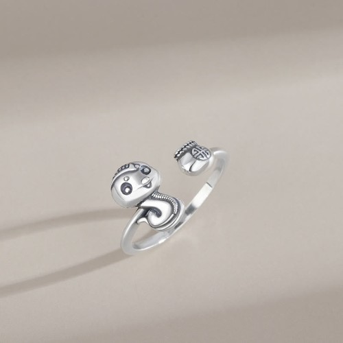925 Silver Year of the Snake Adjustable Ring 925 Silver Year of the Snake Adjustable Ring