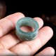 Natural Jade Om Mani Padme Hum Prosperity Ring Natural Jade Om Mani Padme Hum Prosperity Ring