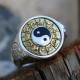 Yin Yang Zodiac Copper Wealth Ring